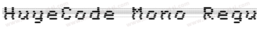 HuyeCode Mono Regula字体转换